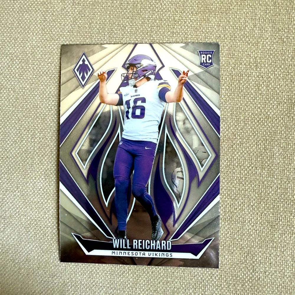 Will Reichard Rookie 2024 Panini Phoenix Minnesota Vikings NFL Football Card